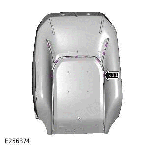 Front Row Seat Backrest Cover